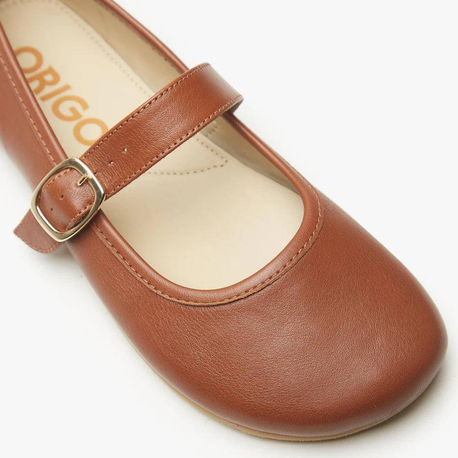 Origo Mary Jane Light Brown Classic