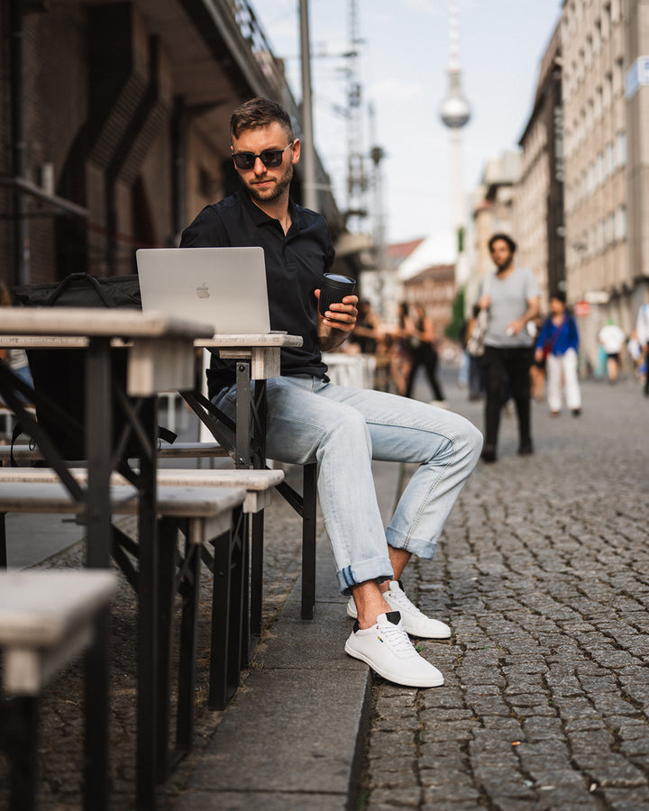 Be Lenka Royale - White & Black - Cuero