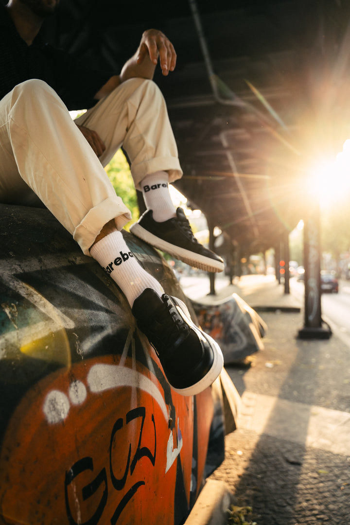 Barebarics Bravo - Black & White - Cuero