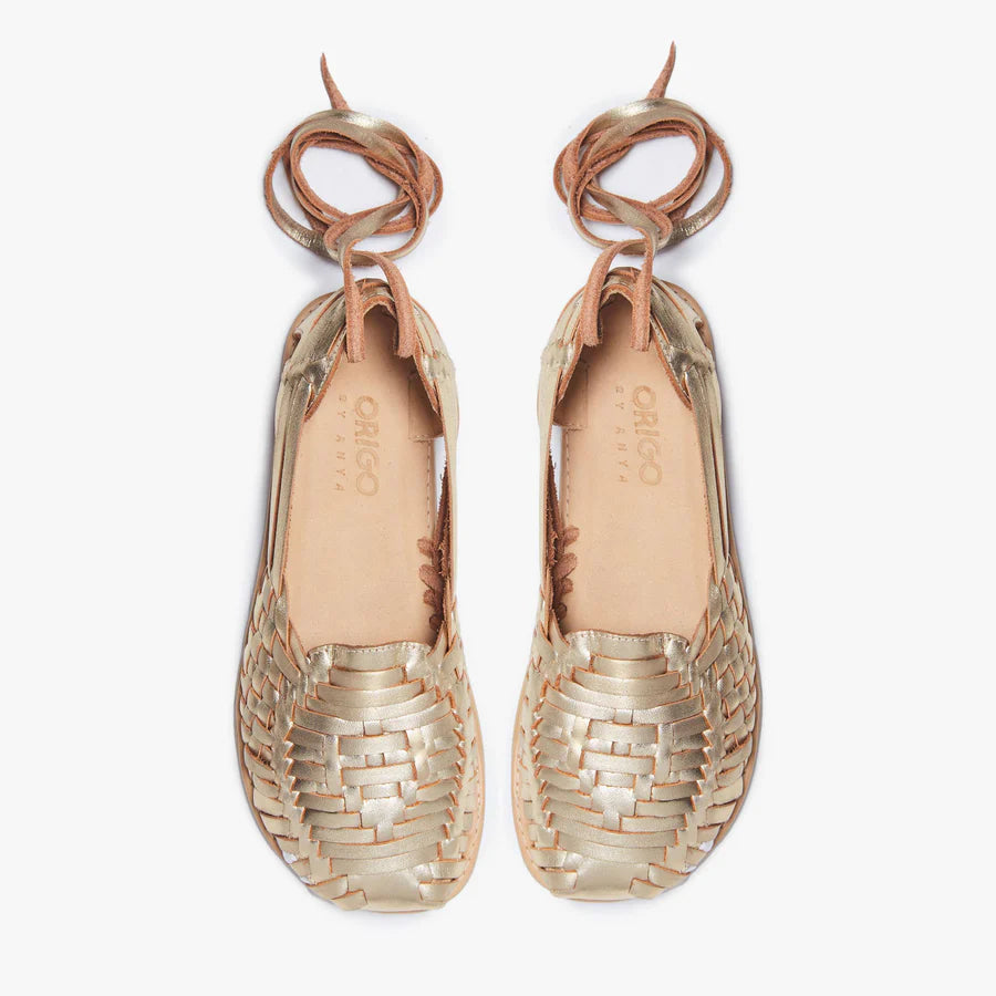 Origo Huaraches Ancha Gold