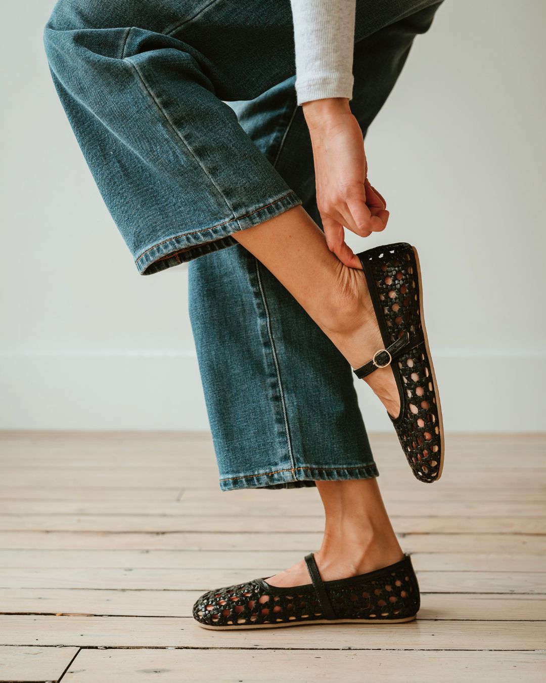 Zapatos Ballerina – Negro Mujer Origo Barefoot