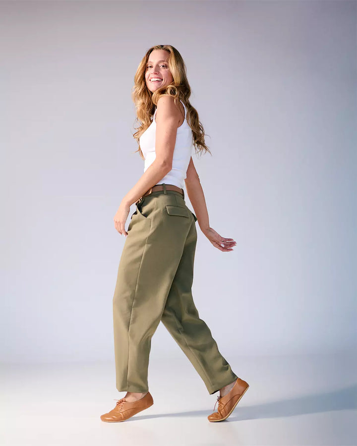 Zapatos New Derby – Camel Mujer Origo Barefoot