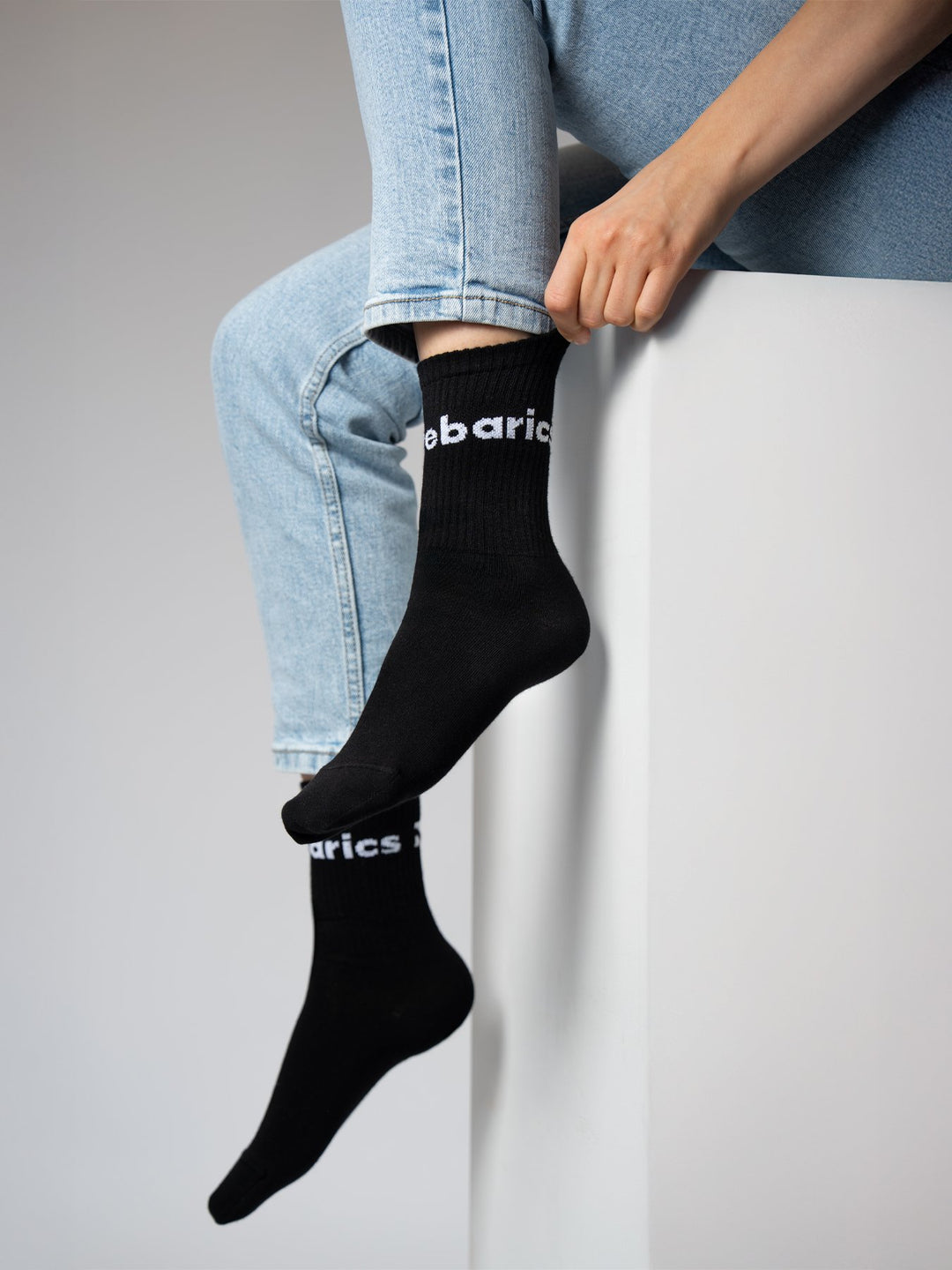 Calcetines Barebarics - Largos - 3 Pack-  Negros- Ergonómicos