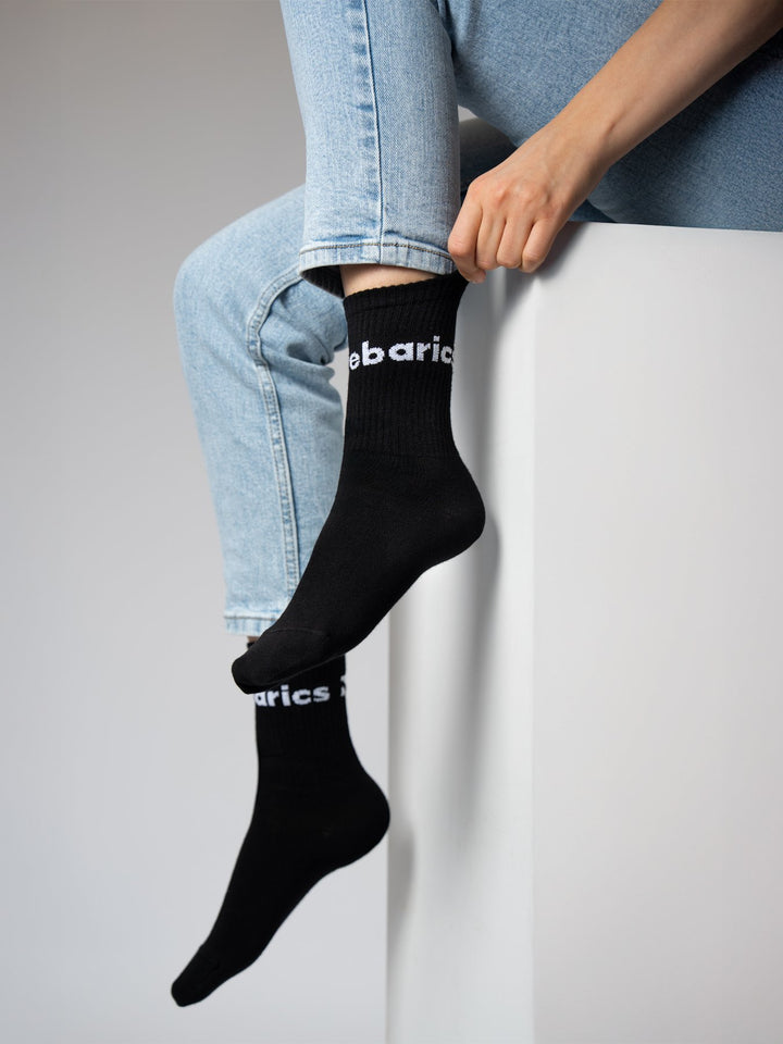 Calcetines Barebarics - Largos - 3 Pack-  Negros- Ergonómicos