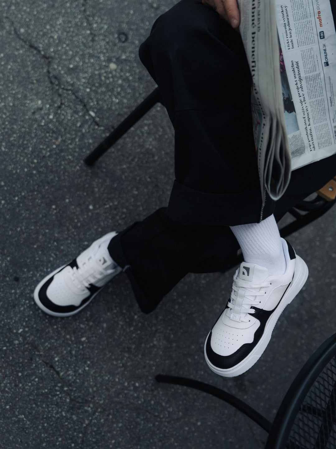 Barebarics Zing - White & Black - Cuero