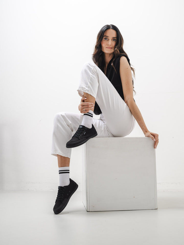 Zapatillas Rebound – All Black - Be Lenka Barefoot