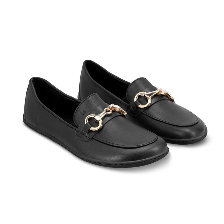 Mocasines barefoot Be Lenka Viva negros, par, vista 3/4