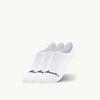 Calcetines barefoot invisibles Barebarics No-Show blancos, pack de 3