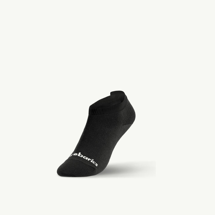 Calcetines barefoot low-cut Barebarics negros, vista lateral