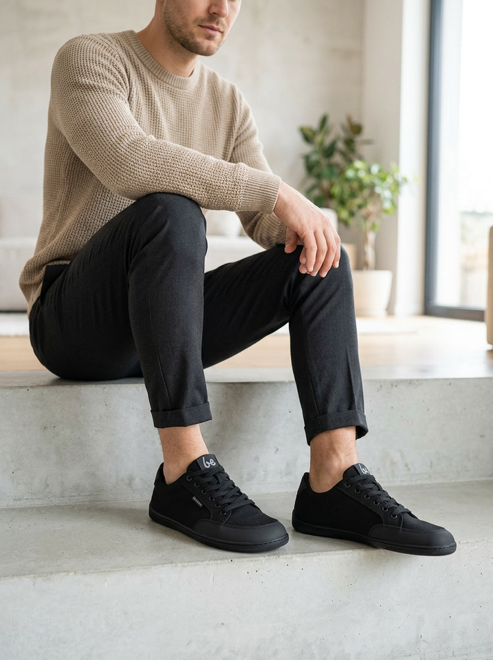Zapatillas Rebound – All Black - Be Lenka Barefoot