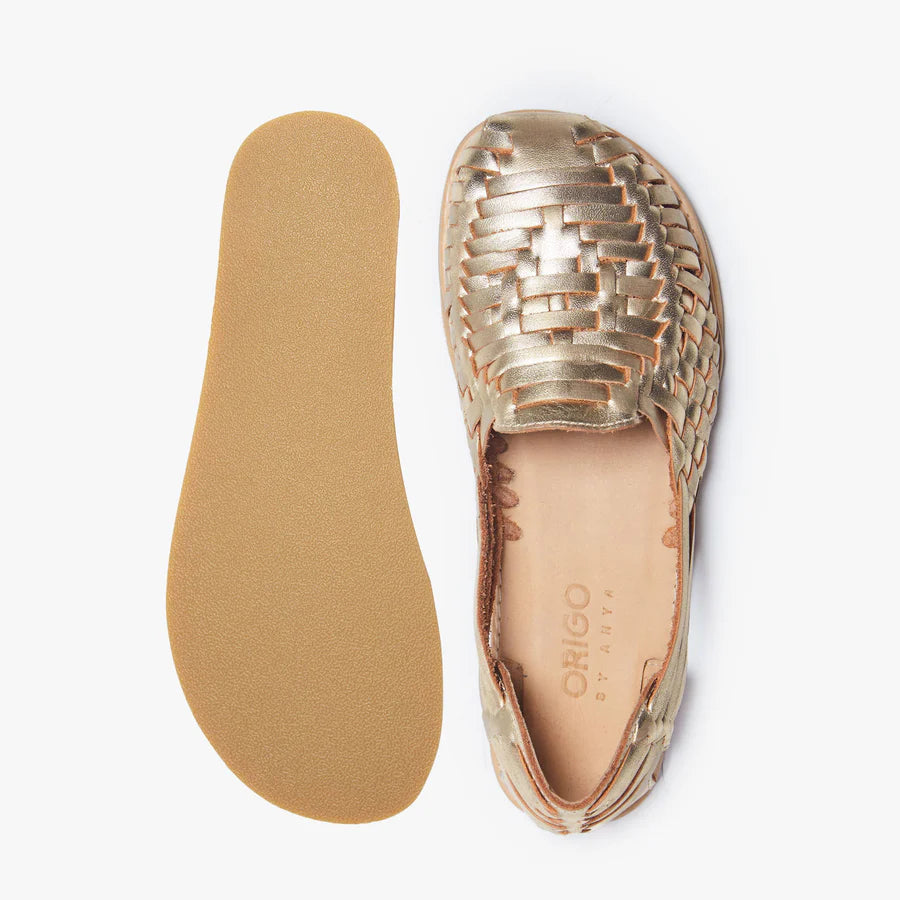 Origo Huaraches Slip-On Gold