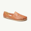 Calzado barefoot de cuero Origo Huaraches Ancha Toffee, vista 3/4