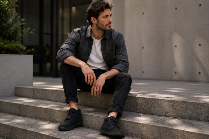 zapato formal barefoot hombre